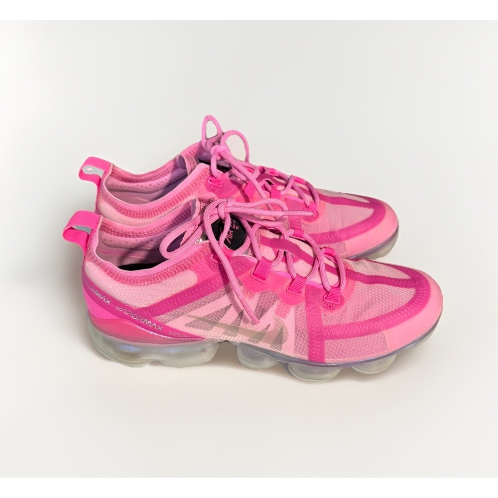 Nike Air VaporMax 2019 Pink Womens Running Shoes Size 9 (EU 40.5) Sneakers